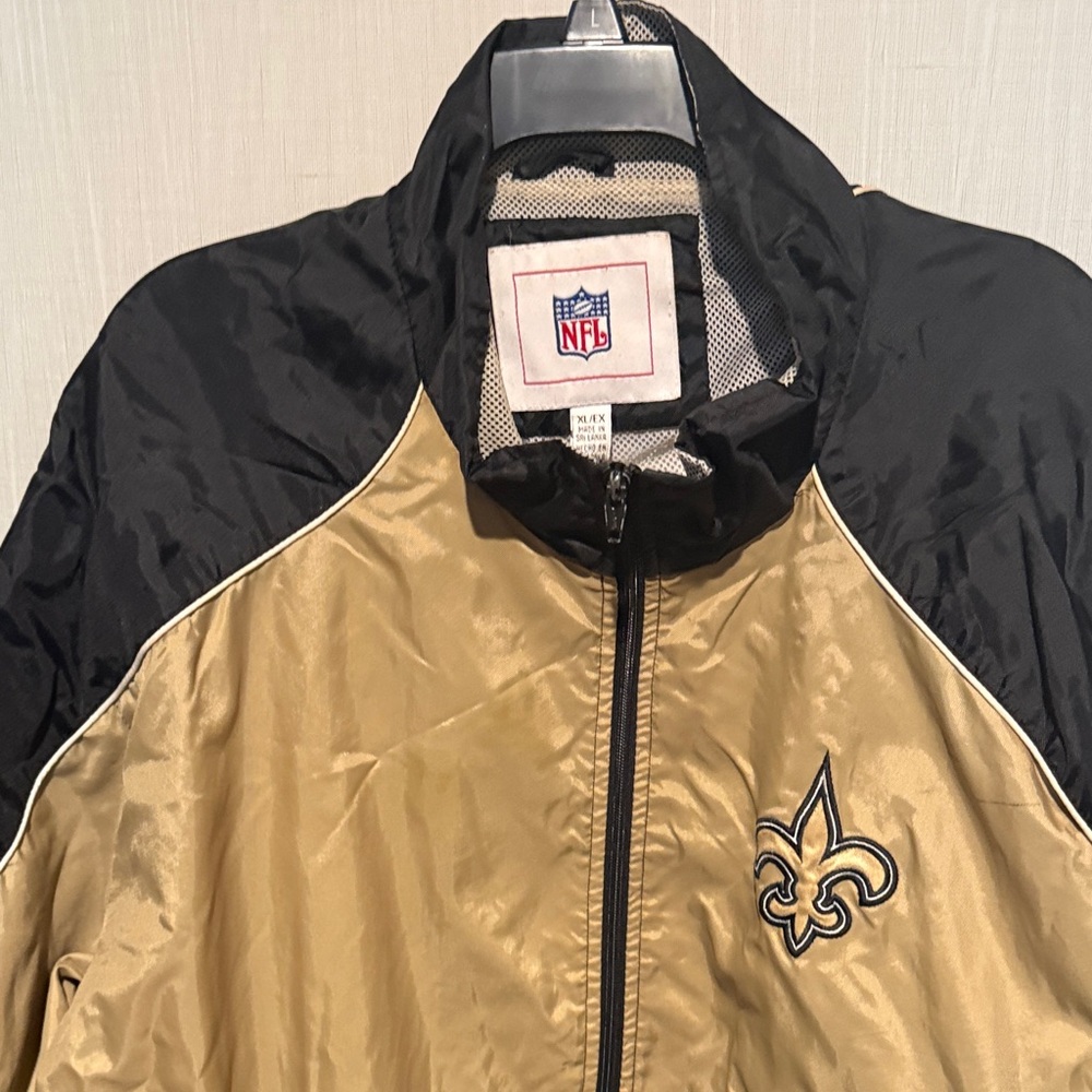NFL New Orleans Saints Black and Gold Team Jacket